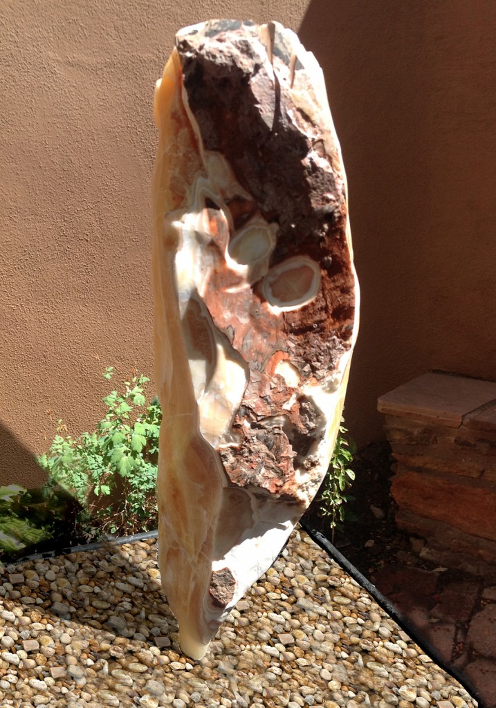 Honeycomb Calcite Abstract fountain