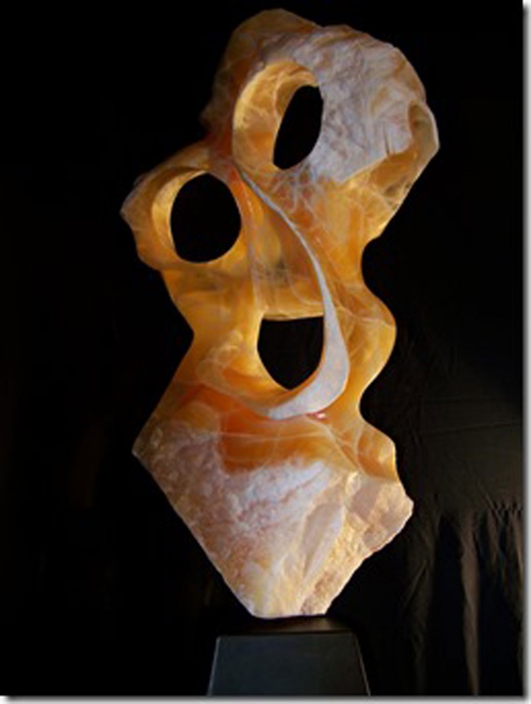 Honeycomb Calcite Abstract sculpture