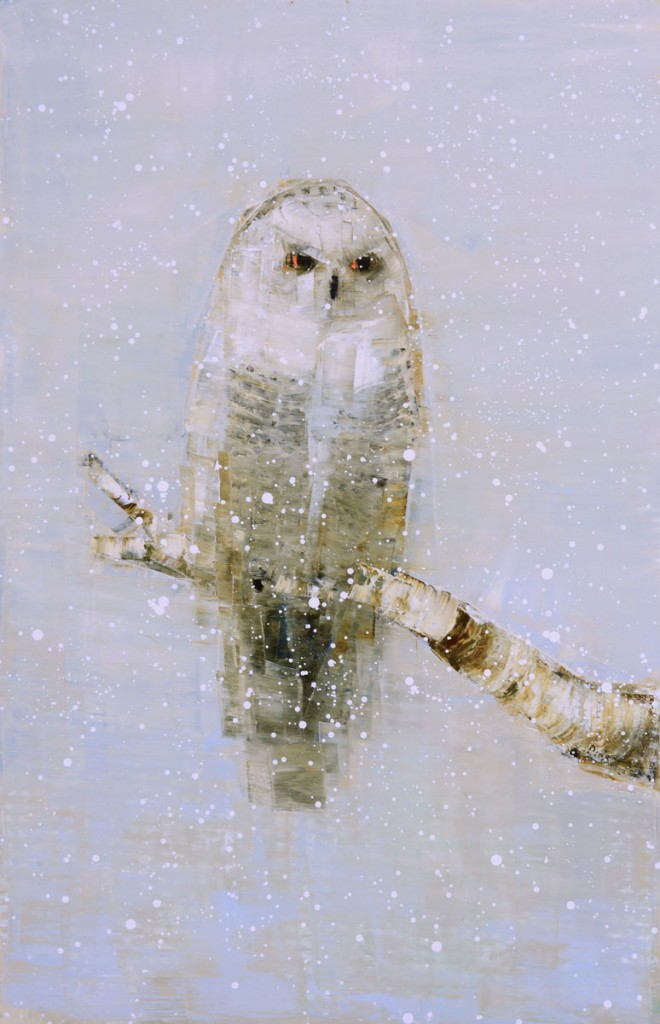 Snowy Owl (Pale Winter Sky)